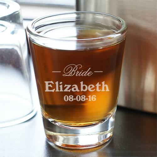 Personalized Wedding Shot Glass GiftsForYouNow