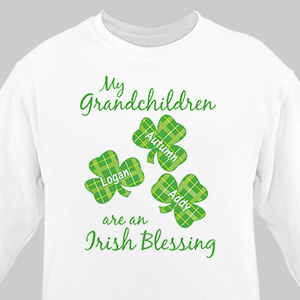 personalized irish sweatshirts