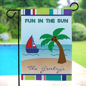 Personalized Summer Fun Garden Flag 83067182