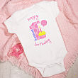 Baby Girl's 1st Birthday Infant Creeper