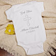 God Bless... Personalized Christening Infant Creeper 931580X
