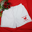 Embroidered Sealed With A Kiss Boxer Shorts