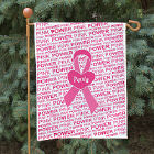 Personalized Breast Cancer Awareness Garden Flag 83034812