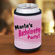 Personalized Bachelorette Party Can Wrap Koozie 328669