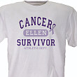 Cancer Suvivor Athletic Dept. - Cancer Awareness Personalized T-shirt 33152x