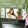 Our First Christmas Personalized Glass Picture Frame G930781