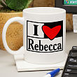 I Love You Personalized Coffee Mug