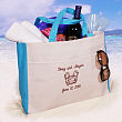 Embroidered Honeymoon Beach Tote Bag E319527