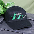 Embroidered Irish Princess Black Hat 833066BK