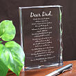 To My Dad... Personalized Keepsake Block 720121