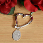Engraved Heart Keychain J31589