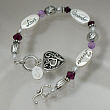 Engraved Love Remember Forever Bracelet