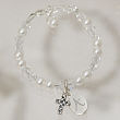 Engraved Baptism Bracelet J31707