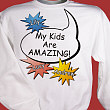 Amazing Kids Personalized Fathers Day Sweatshirt 52808x