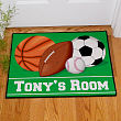 Personalized Sports Fan Doormat