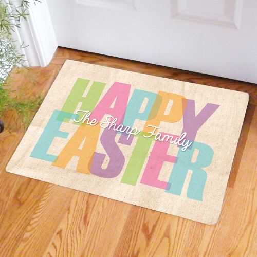 Personalized Easter Doormat GiftsForYouNow