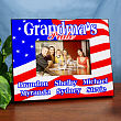 USA American Pride Personalized Printed Picture Frame