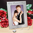 Engraved Today, Tomorrow & Always Wedding Silver Picture Frame 8527380