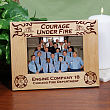 Personalized Fire Department Wood Picture Frame 928061
