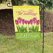 Personalized Spring Tulips Garden Flag 83033282