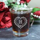 Personalized Heart Shot Glass 233735