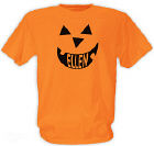 Pumpkin Face Halloween Orange T-shirt 32989x
