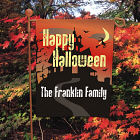 Personalized Happy Halloween Garden Flag 83029452