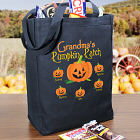 Pumpkin Patch Personalized Halloween Tote Bag 836432BK