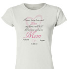 How Much Love Personalized Ladies' Fitted T-Shirt 912135X