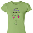 Belongs To... Personalized Ladies' Fitted T-Shirt 912507X