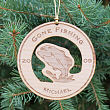 Personalized Fishing Christmas Ornament W30260
