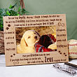 Loyal Dog Wood Picture Frame 912011