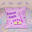 Personalized Princess Throw Pillow 83029233