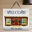 Personalized Winter Welcome Slate Plaque 63131497