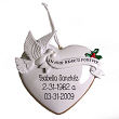 En nuestros corazones ornamento personalizado