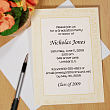 Golden Graduation Party Invitations 116467