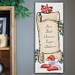 Santas "Nice List" Christmas Wall Canvas