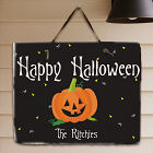 Happy Halloween Welcome Slate Plaque 63124867