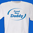 Custom Printed New Dad T-shirt
