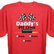 Pit Crew Personalized Red T-shirt 33223x