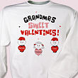 Sweet Valentines Personalized Valentine Sweatshirt