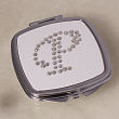 Personalized Rhinestone Compact Mirror 433059