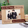 Personalized Best Man Wood Picture Frame