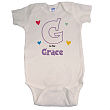 A is For... Hearts Infant Creeper