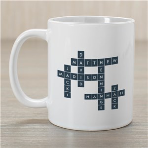 Personalized Framed Crossword Coffee Mug GiftsForYouNow