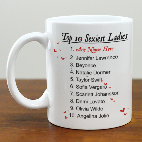 Personalized Top Ten Sexiest Mug Tsforyounow