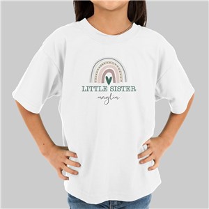 Personalized Big Sister Little Sister Youth T-Shirt 