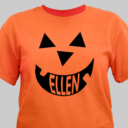 Pumpkin Face Halloween Orange T Shirt Tsforyounow