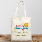 Beach Bums Personalized Canvas Tote Bag 828802