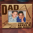 A Hole In One Wood Picture Frame 912311